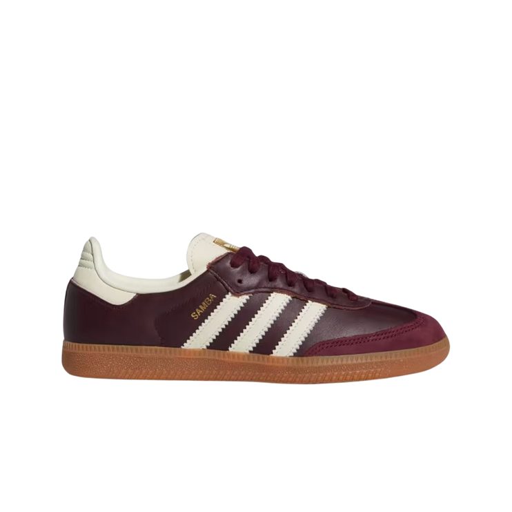 adidas Samba OG Maroon Gold Metallic (W)