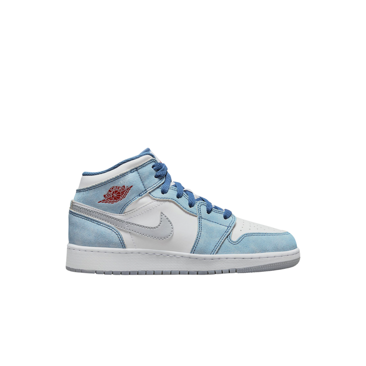 Air Jordan 1 Mid SE French Blue Light Steel (GS)