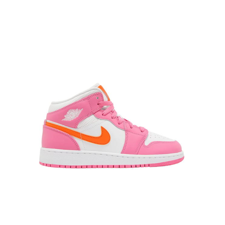 Air Jordan 1 Mid Pinksicle Safety Orange