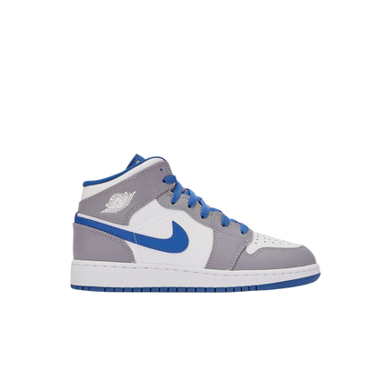 Air Jordan 1 Mid True Blue Cement (GS)