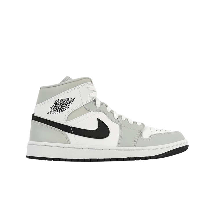 Air Jordan 1 Mid Light Smoke Grey Black (W)