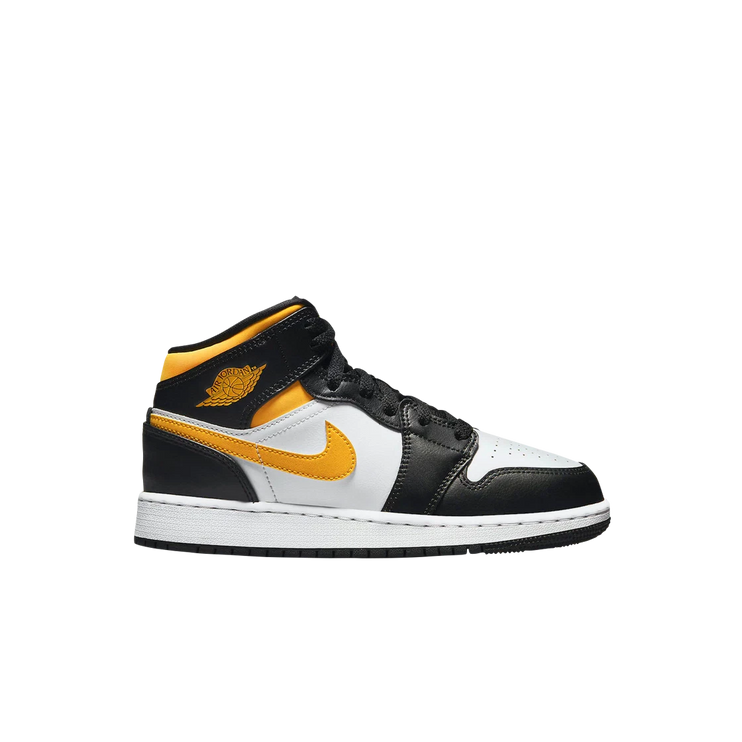 Air Jordan 1 Mid White Pollen Black (GS)