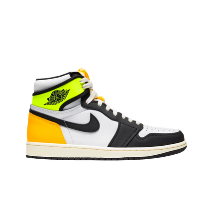 Air Jordan 1 Retro High White Black Volt University Gold