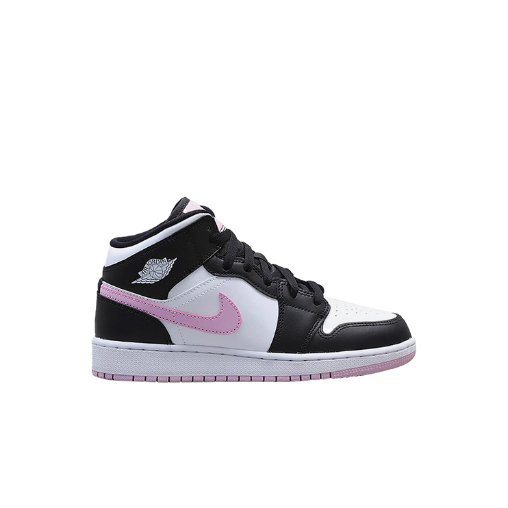 Air Jordan 1 Mid White Light Arctic Pink GS