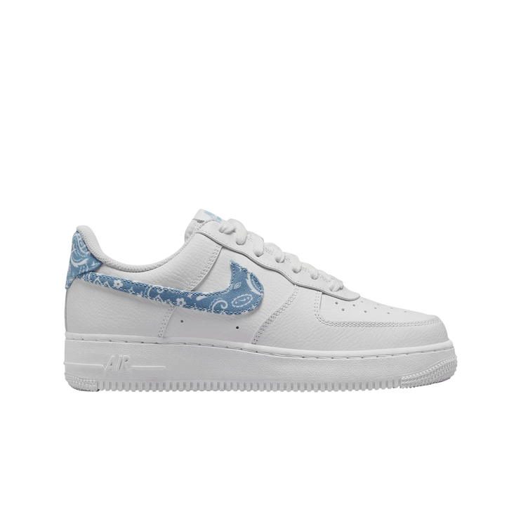 Nike Air Force 1 Low 07 Essential White Worn Blue Paisley (W)