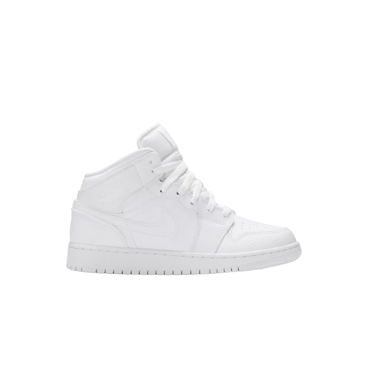 Air Jordan 1 Mid Triple White (GS)