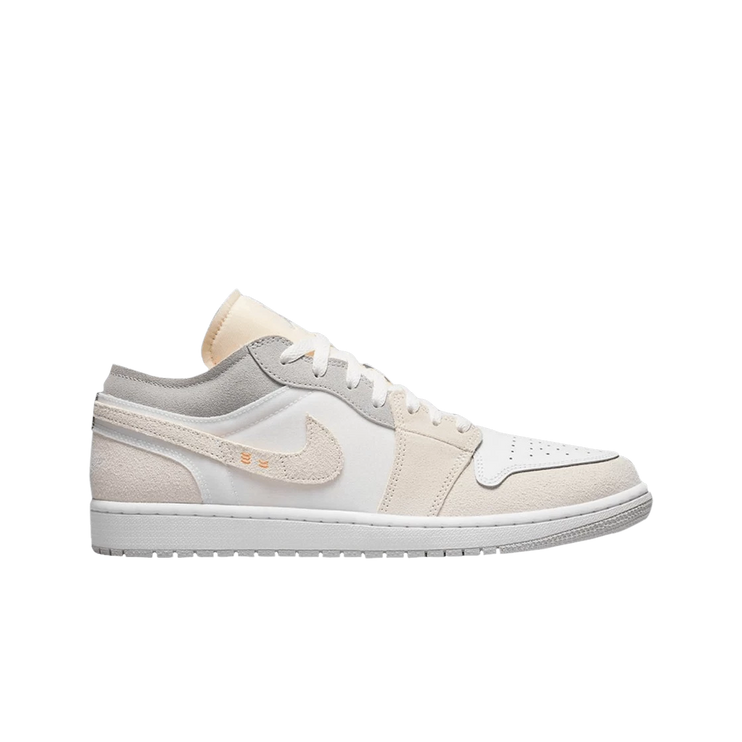 Air Jordan 1 Low Inside Out Cream White Light Grey